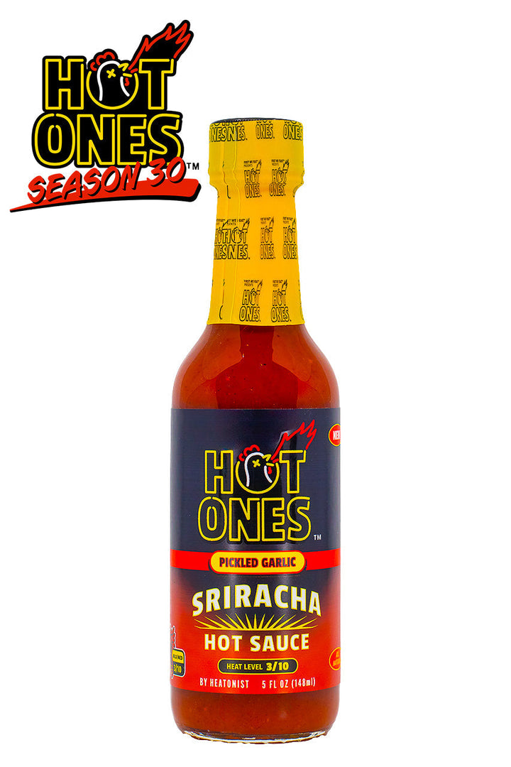 Pickled Garlic Sriracha | Hot Ones Hot Sauce Z9