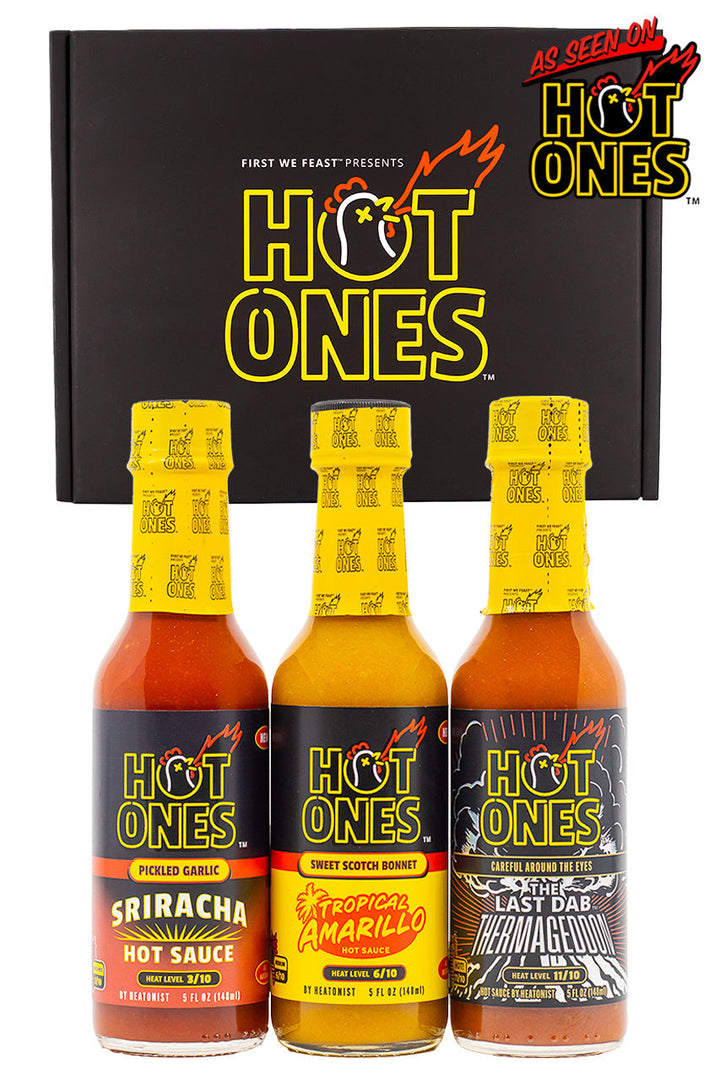 Hot Ones Hot Sauce Trio Pack - Season 30 E8